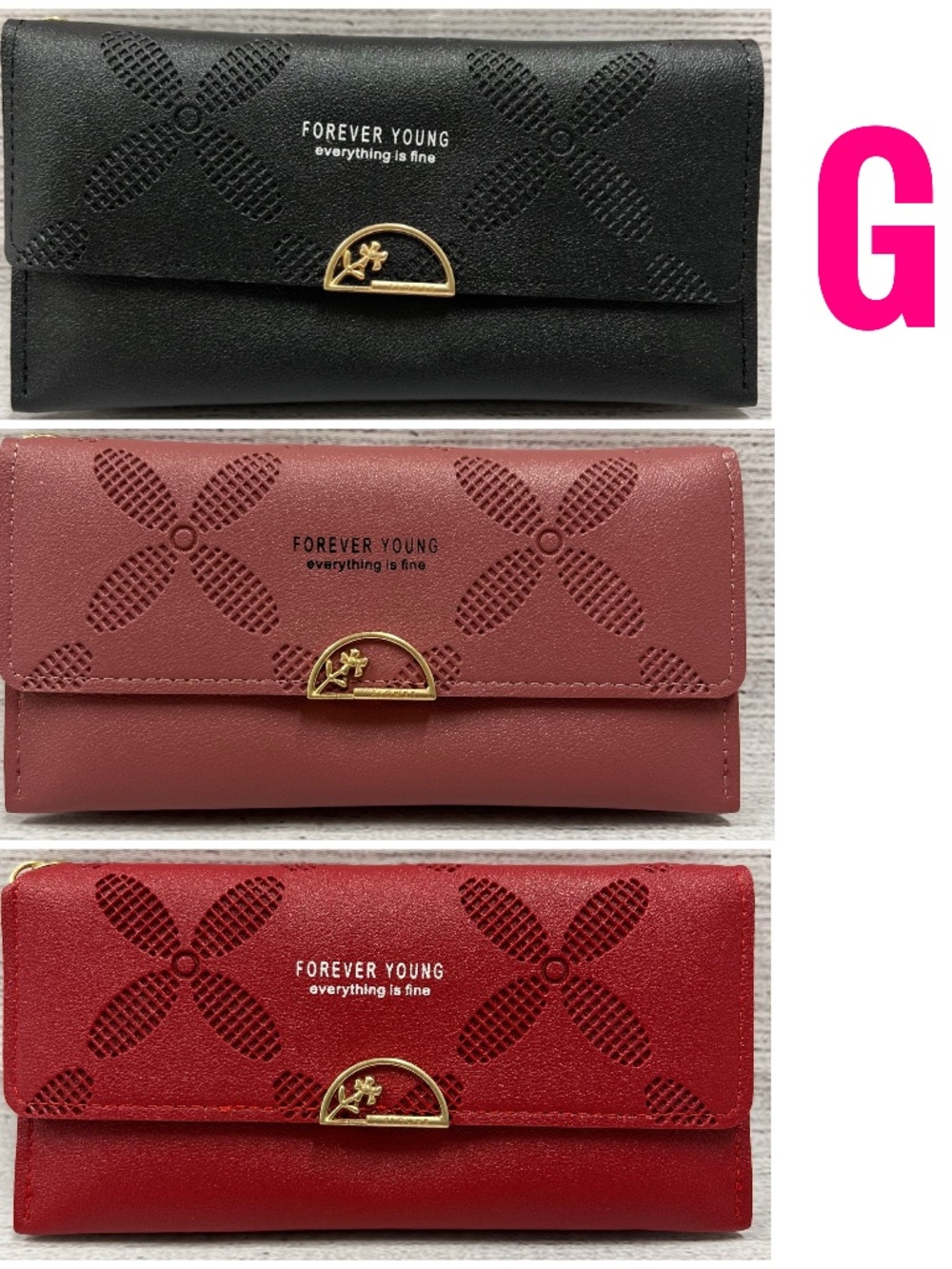3 Wristlet Wallets (G)
